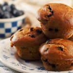 Muffin ai mirtilli, ricetta vegana, scuola di cucina LUMEN
